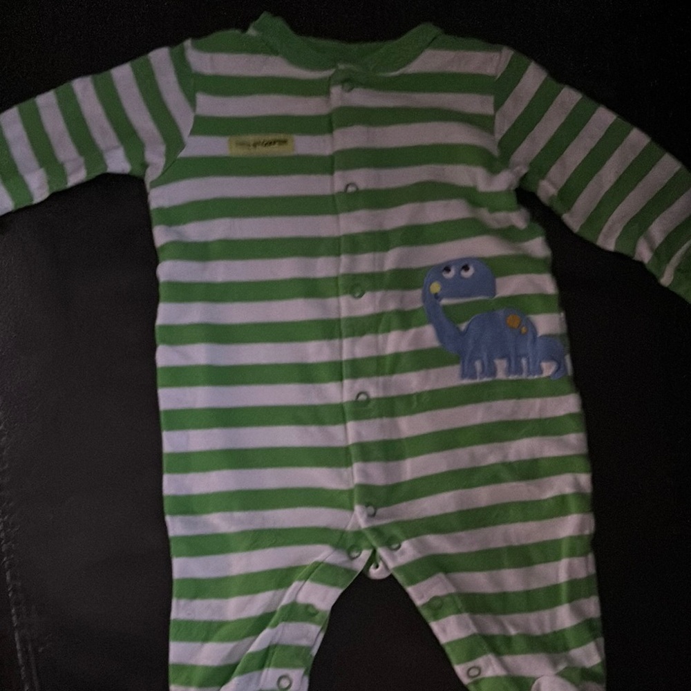 Dino long sleeved onesie